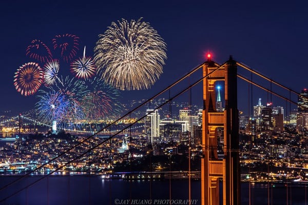 4th July Fireworks San Francisco