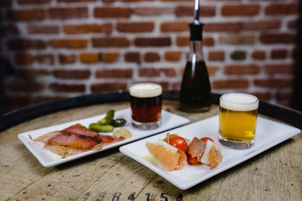 Samplings from the Thirsty Bear. Image credit: San Francisco Restaurant Week Facebook page.