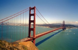 The Golden Gate Bridge, San Francisco's most iconic attraction.