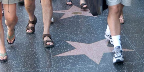 The  Walk of Fame.
