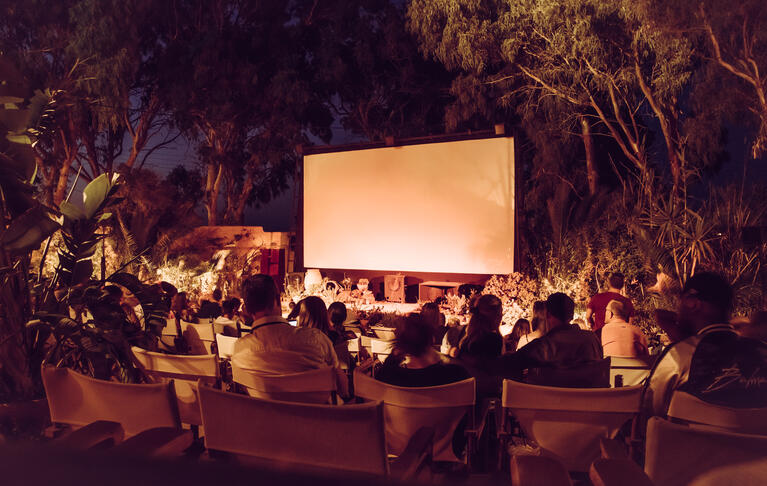 Un cinéma en extérieur