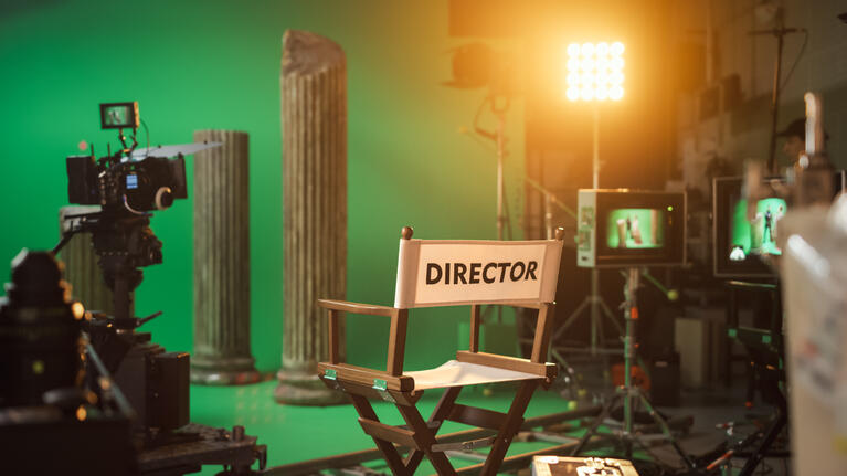 Sur un plateau de tournage