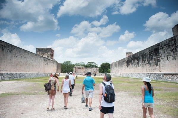 On a self-guided tour of Chichen Itza