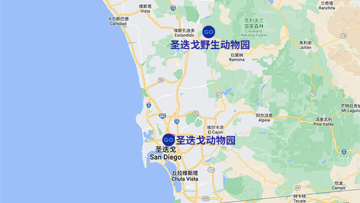 圣地亚哥地图