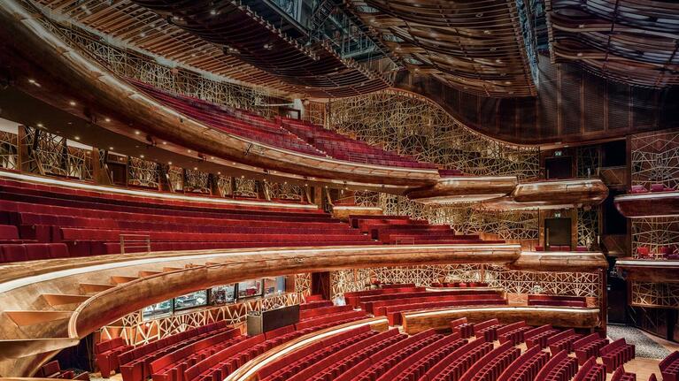 The interior of Dubai Opera