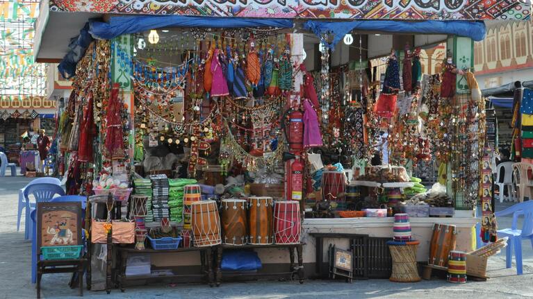 Global Village. Mercado en Dubái.