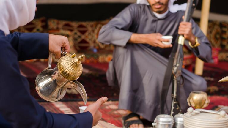 Té tradicional. Qué hacer en Dubái.