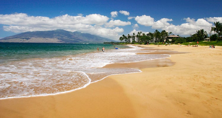 Maui is known for its pristine beaches.