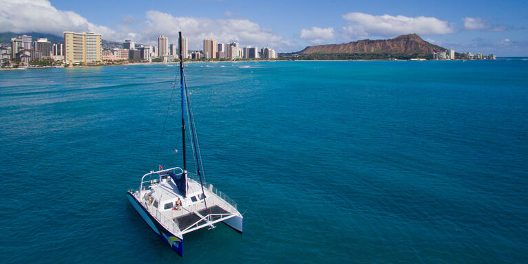 Makani sail in Oahu
