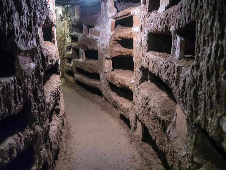 Rendez-vous sous la terre, visites pour éviter la pluie à RomeRome_Catacomb