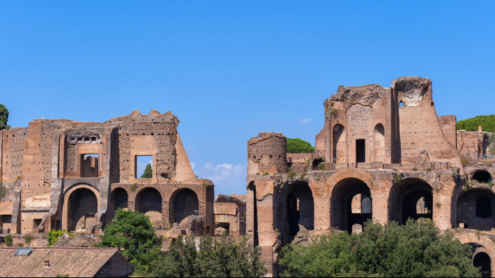 Rome's oldest ruins atop Palatine Hill