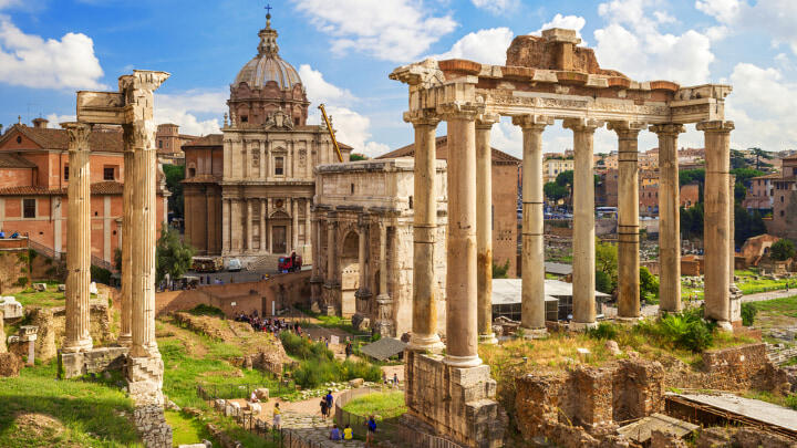 Roman Forum in the sun