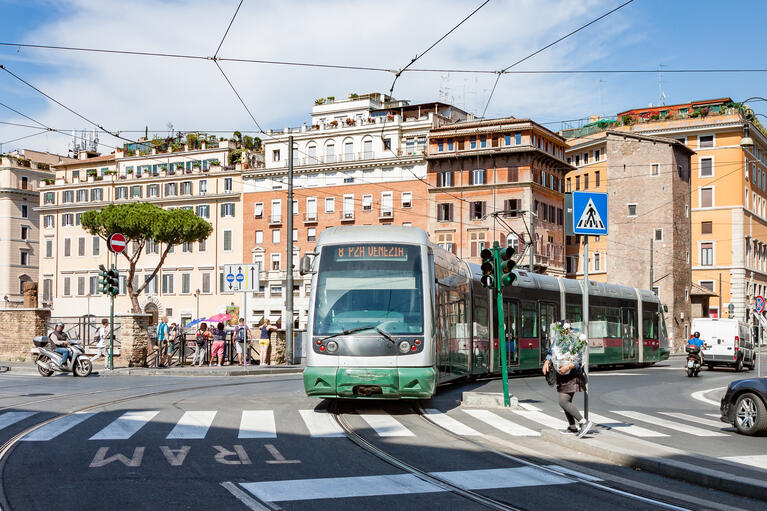 Rome's tram network