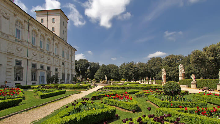 The Villa Borghese in Rome
