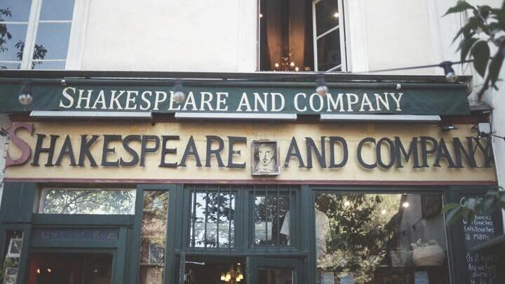 The Shakespeare and Company bookstore in Paris