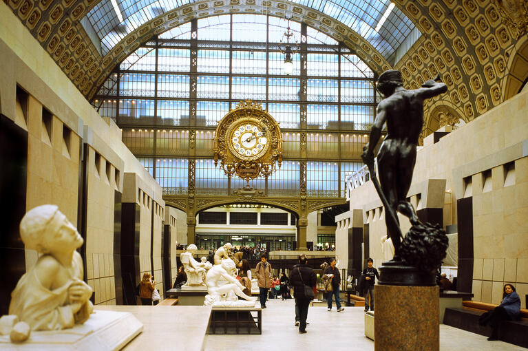 A l'intérieur du musée d'Orsay