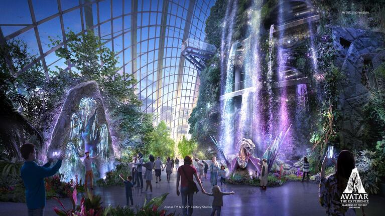 Go City Singapore pass Gardens By The Bay Avatar Experience - city sightseeing and activities for the whole family - fun things to do in Singapore