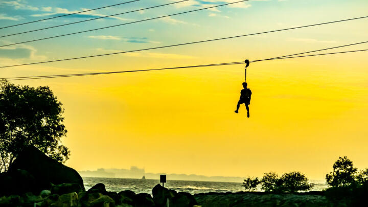 megazip - one of the best extreme sports activities in singapore!