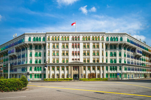 Old Hill Street Police Station in Clarke Quay, Singapore