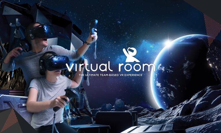 Players at Singapore's Virtual Room