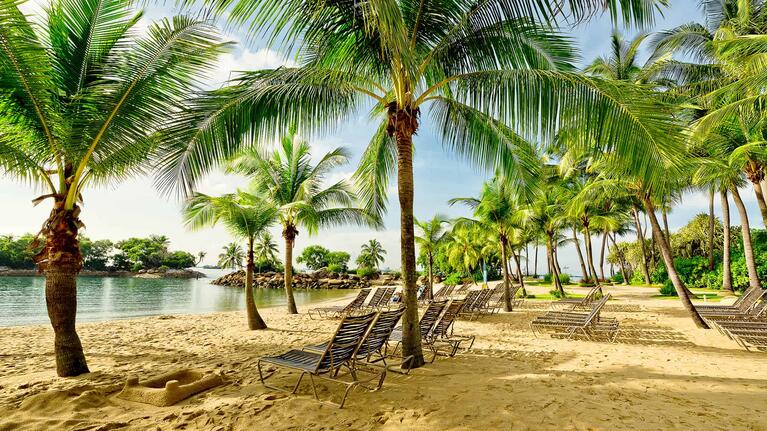Singapore beach view