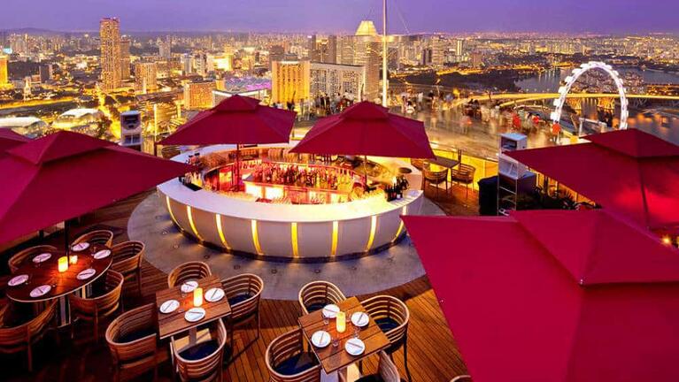 Ce La Vi bar in Singapore