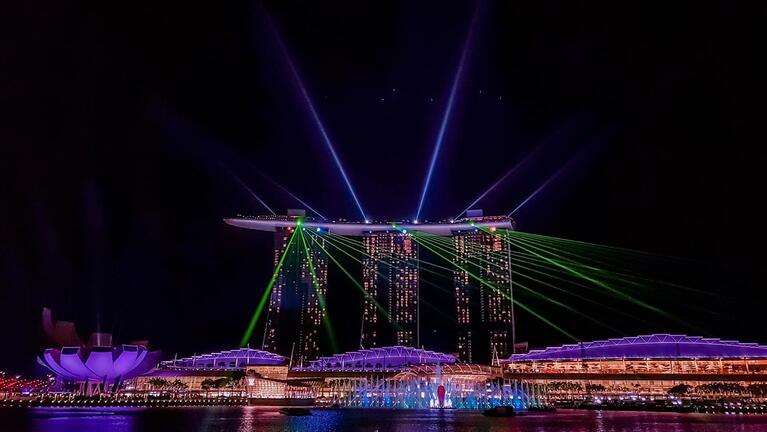 Singapore Light Show