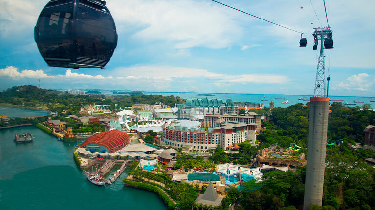 Singapore Sentosa Island Cable Car