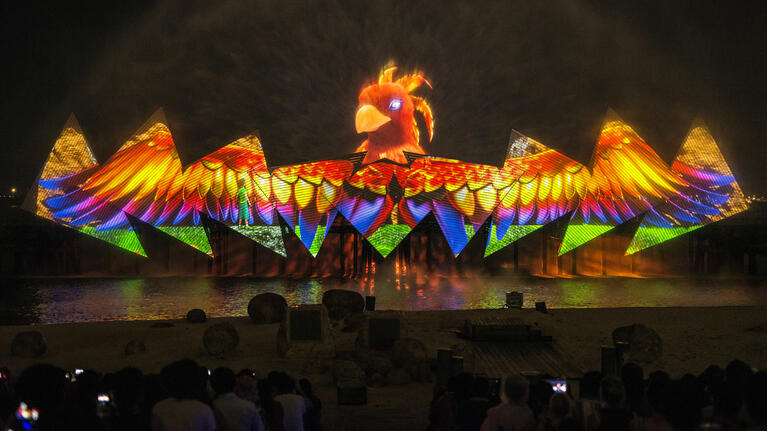 Wings of Time attraction in Singapore