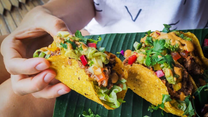 Jackfruit tacos.