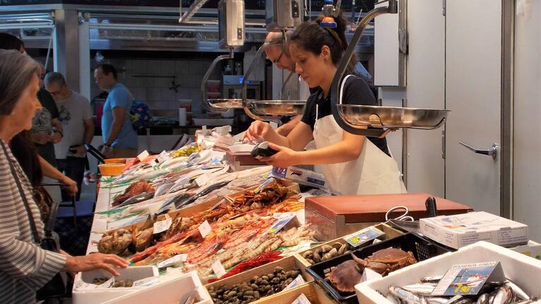 Vallehermoso Market in madrid
