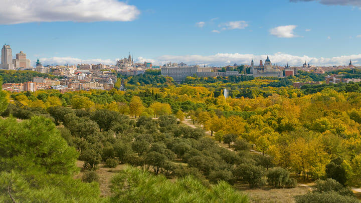 View from Madrid's Casa de Campo.