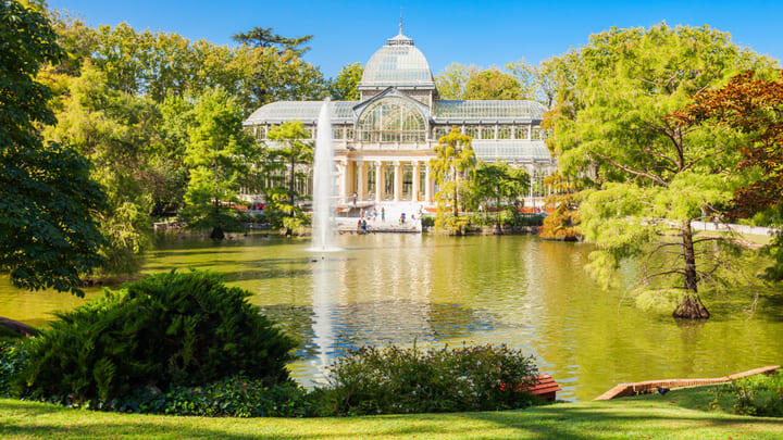 The Crystal Palace in Madrid's Retiro Park.