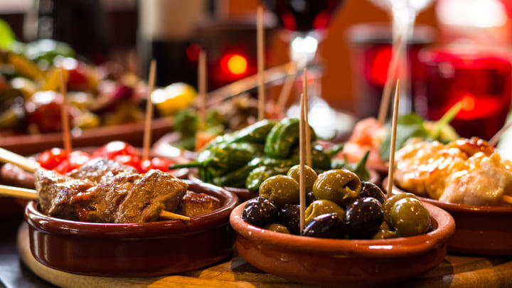 Spanish tapas.