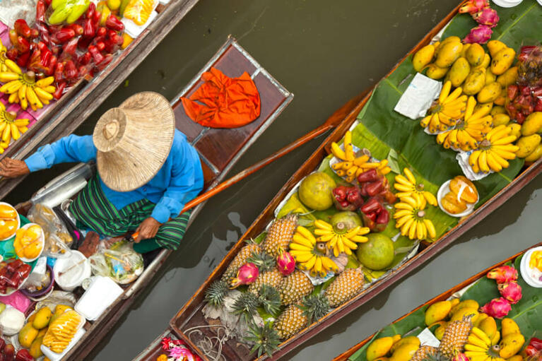 Damnoen Saduak Floating Market, Bangkok