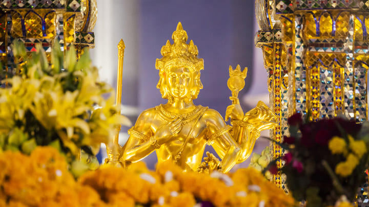 The Erawan Shrine in Bangkok.