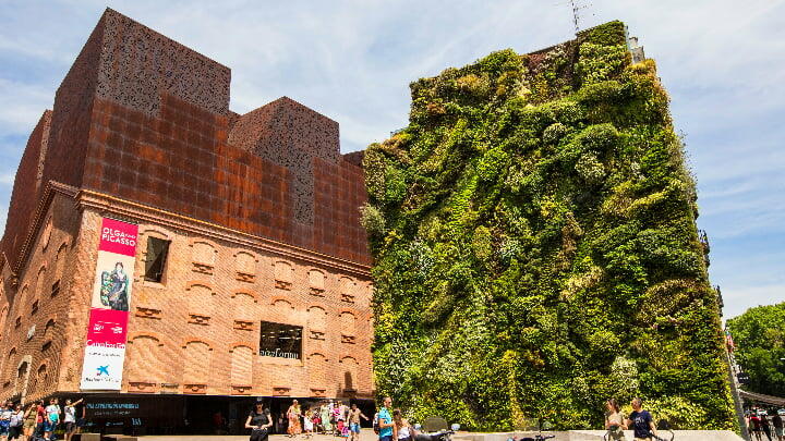 Exterior of the CaixaForum museum