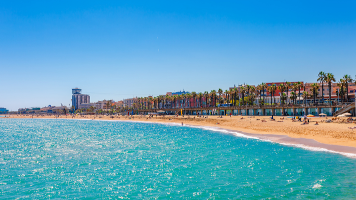 barcelona otoño barceloneta