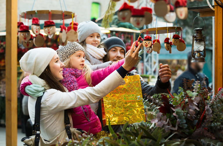 Un marché de Noël à Barcelone