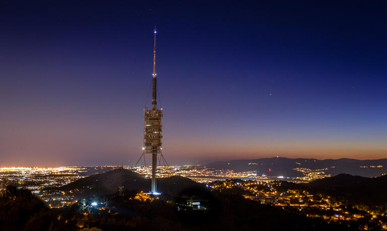 Tibidabo et la tour de Collserola