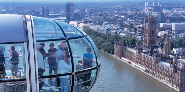 Take a spin on the Coca-Cola London Eye for the best London skyline views 