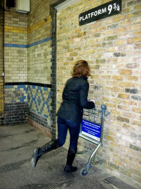 King's Cross Station in London is the home of Platform 9 3/4