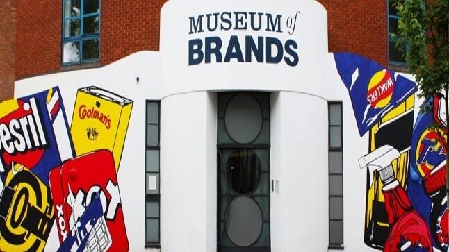 Entrance to the Museum of Brands Notting Hill London