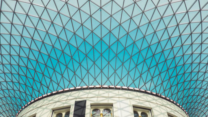 british museum glass ceiling