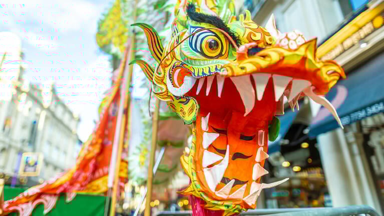 Lion dances take to the streets of the capital