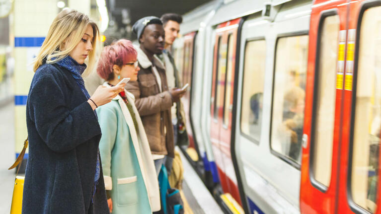 Public transportation like the Underground is considered safe in London