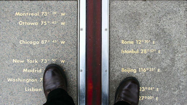 Stand on both hemispheres at the Royal Observatory Greenwich