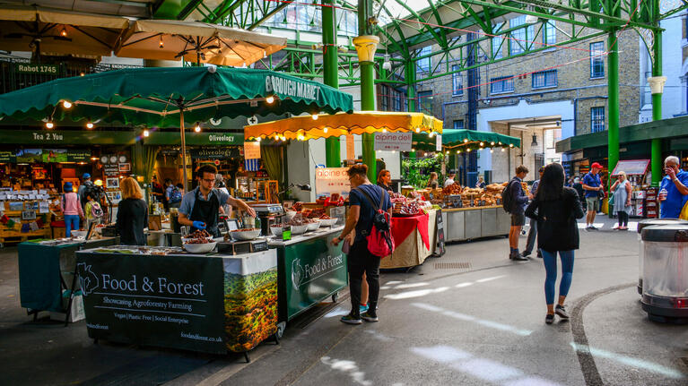 Buyers seek out the best independent produce at Borough Market