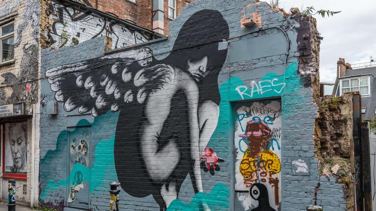 Street art in Shoreditch London